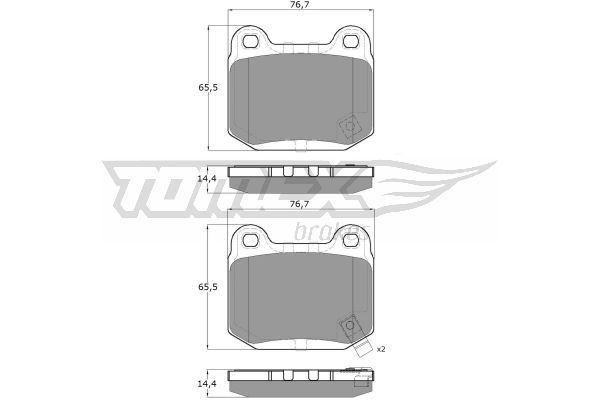 TOMEX BRAKES Jarrupala, levyjarru TX 18-72